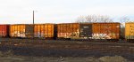 Two TTX boxcars